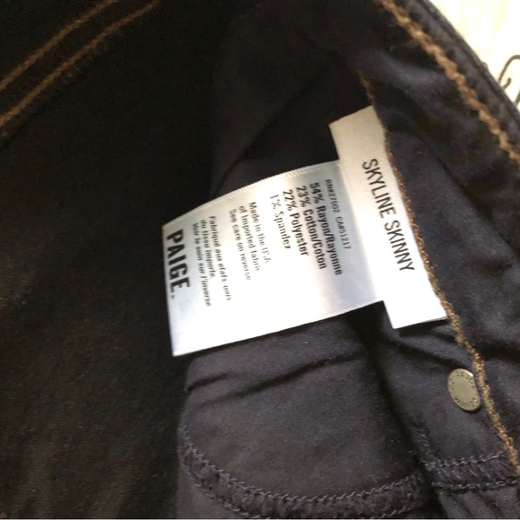 Paige Skyline Skinny Jeans, Size 27 - Picture 5 of 7